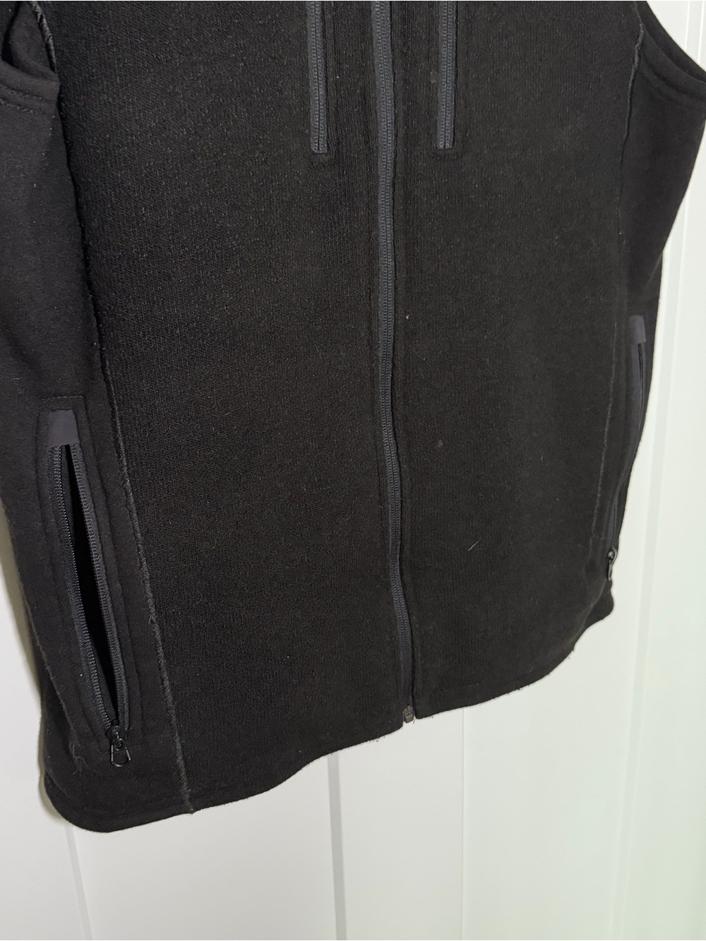 Kuhl Mens Interceptr Vest Black Zip-Front Fleece Vest Large Outdoor Gorpcore - Picture 6 of 12